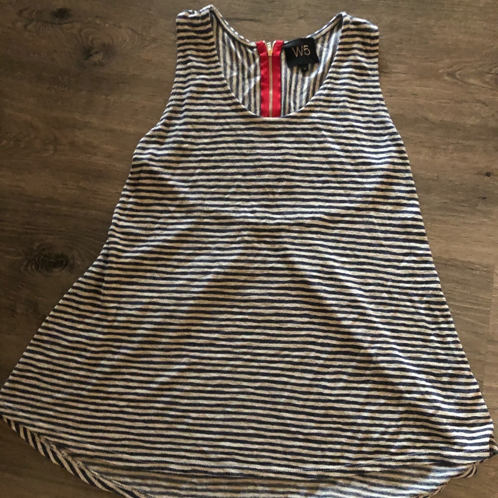Striped, flowy tank top